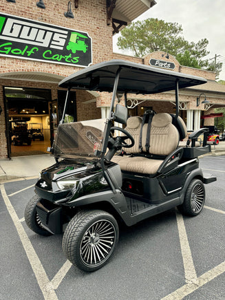 2024 GEN 2 ATLAS CART 4 PASSENGER NON LIFTED BLACK 105 AH - 3 Guys Golf Carts
