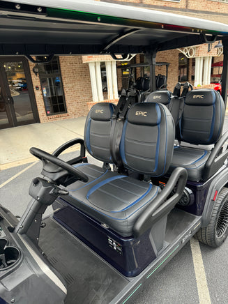 2025 EPIC E40FX 4FF LITHIUM BLUE SN:001246 - 3 Guys Golf Carts
