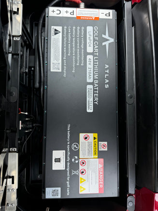 2025 ATLAS 6N GEN 2 LITHIUM 210AH BURGUNDY - 3 Guys Golf Carts