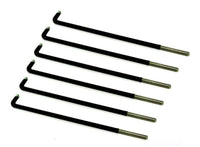 "L" Shape Battery Hold Down Rods- 6 Pack for STAR Classic Golf Carts 2008+ - 3 Guys Golf Carts