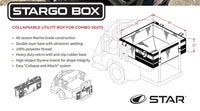 STARGO Box- Golf Cart Storage Caddie - 3 Guys Golf Carts