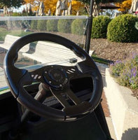 Golf Cart Steering Wheel- Carbon Fiber 13" Diameter - 3 Guys Golf Carts