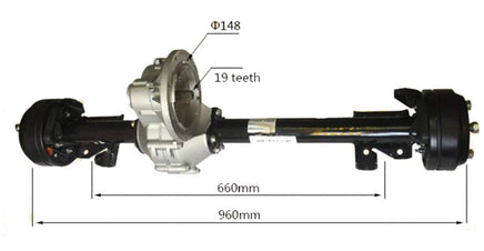Rear Differential Conversion Kit for EZGO TXT Golf Carts 1994+ - 3 Guys Golf Carts