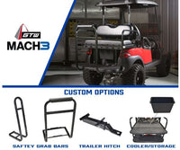 Trailer Hitch Receiver for Golf Carts with Rear Seats - 3 Guys Golf Carts