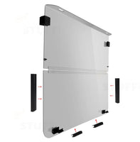 Yamaha G14, G16, G19 Folding Golf Cart Windshield -Tinted 1995-2002 - 3 Guys Golf Carts