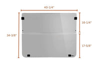 Yamaha G14, G16, G19 Folding Golf Cart Windshield -Tinted 1995-2002 - 3 Guys Golf Carts