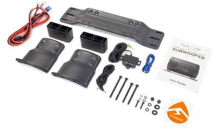 ECOXGEAR SoundExtreme ES08 Waterproof 8-inch Subwoofer with Built-in 500-Watt Amplifier - 3 Guys Golf Carts