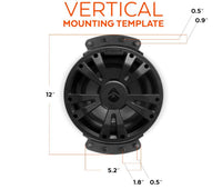 ECOXGEAR SoundExtreme ES08 Waterproof 8-inch Subwoofer with Built-in 500-Watt Amplifier - 3 Guys Golf Carts