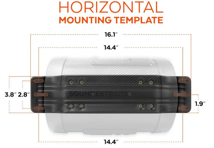 ECOXGEAR SoundExtreme ES08 Waterproof 8-inch Subwoofer with Built-in 500-Watt Amplifier - 3 Guys Golf Carts