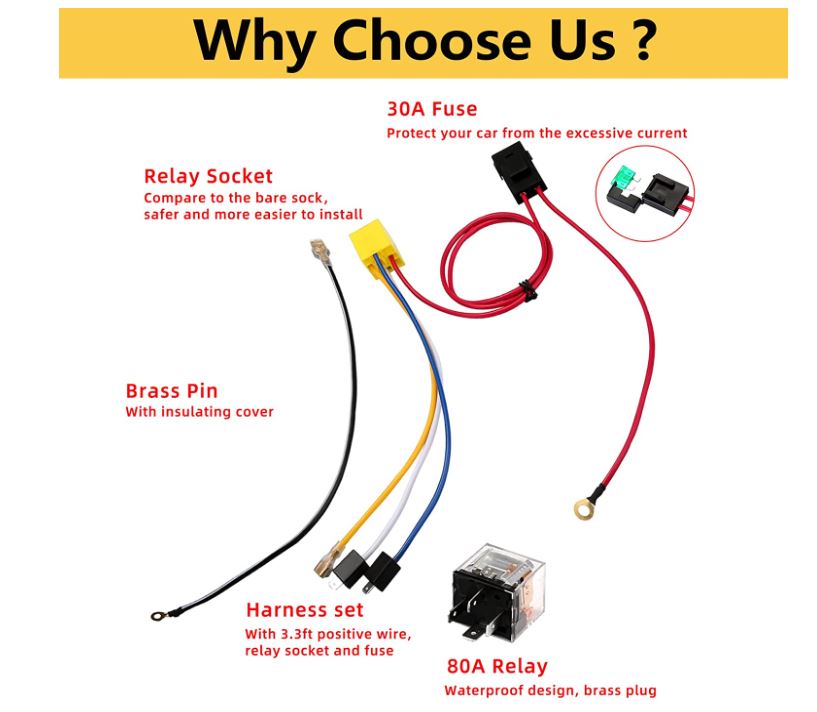 HK 12V 150db Car Air Horn, Super Loud Dual Trumpet Air Horn Kit with