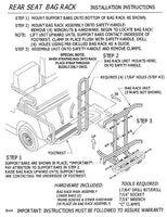Universal Golf Cart Bag Rack - 3 Guys Golf Carts