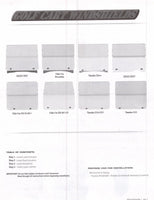 Club Car DS Tinted Folding Golf Cart Windshield (Square style) 1982-2000 - 3 Guys Golf Carts