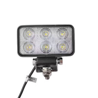 Small Rectangle 6-LED Work Lamp for Golf Carts, Trucks, ATVs - 3 Guys Golf Carts