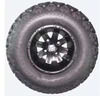 Lift Kit Combo with 10" Vegas Black 22x11-10 for Club Car DS Golf Carts 1984-2003 - 3 Guys Golf Carts