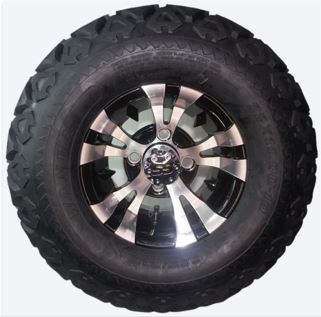 Lift Kit Combo with 10" Vampire 22x11-10 for Yamaha G29/Drive Golf Carts 07-16 - 3 Guys Golf Carts