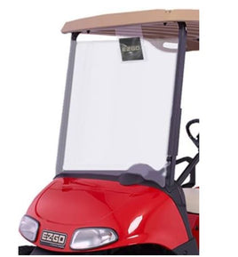 Full Windshield- Clear for EZGO RXV Golf Carts 2013+ with Factory Top - 3 Guys Golf Carts