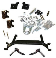 Lift Kit Combo with 12" Godfather Gun Metal for EZGO TXT Golf Carts 2001+