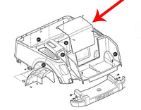 Access Panel for EZGO RXV Golf Carts 2016+
