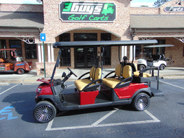 2024 Atlas 4+2, Non-Lifted, Red, 210Ah - 3 Guys Golf Carts