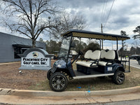 2009 ZONE EV 6 SEATER LIFTED LITHIUM BLUE SN:008585 - 3 Guys Golf Carts