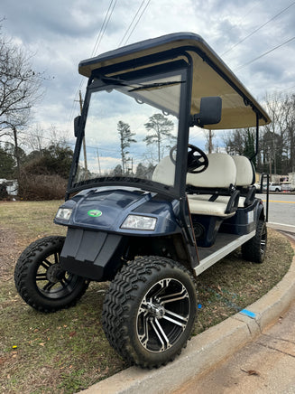 2009 ZONE EV 6 SEATER LIFTED LITHIUM BLUE SN:008585 - 3 Guys Golf Carts