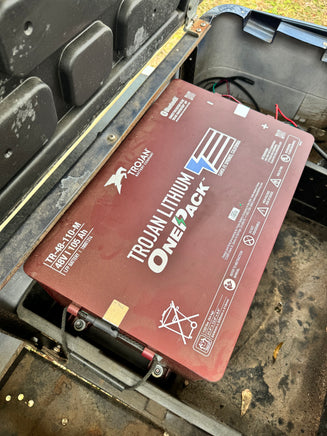 2009 ZONE EV 6 SEATER LIFTED LITHIUM BLUE SN:008585 - 3 Guys Golf Carts