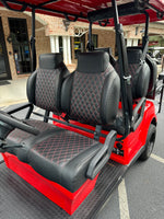 2024 EPIC E60 4+2 RED  LITHIUM BATTERY - 3 Guys Golf Carts