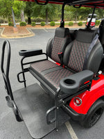 2024 EPIC E60 4+2 RED  LITHIUM BATTERY - 3 Guys Golf Carts