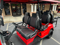 2024 EPIC E60 4+2 RED  LITHIUM BATTERY - 3 Guys Golf Carts