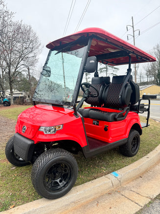 2025 EPIC E40 2+2 RED LITHIUM SN:006860 - 3 Guys Golf Carts