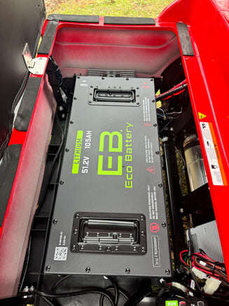 2025 EPIC E40 2+2 RED LITHIUM SN:006860 - 3 Guys Golf Carts