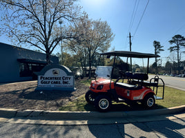 2019 EZGO 72V 4 SEATER ORANGE SN:380713 - 3 Guys Golf Carts