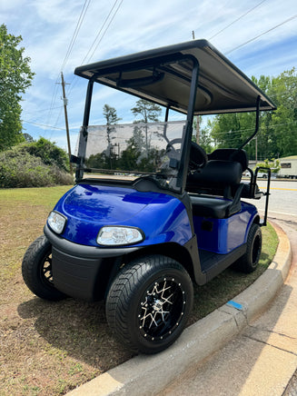 2019 EZGO RXV 4P LITHIUM BLUE SN:493439 - 3 Guys Golf Carts