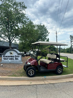 2022 EZGO RXV 4P LITHIUM BURGUNDY SN:664701 - 3 Guys Golf Carts