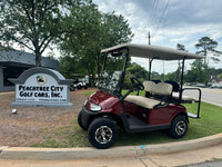2022 EZGO RXV 4P LITHIUM BURGUNDY SN:664701 - 3 Guys Golf Carts