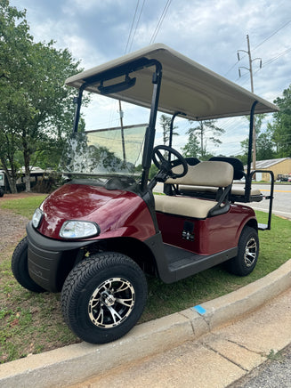 2022 EZGO RXV 4P LITHIUM BURGUNDY SN:664701 - 3 Guys Golf Carts
