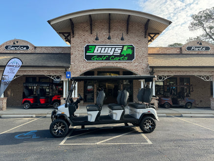 2024 DENAGO ROVER XXL 6 FORWARD WHITE - 3 Guys Golf Carts