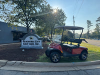 2024 EZGO RXV VALOR G-ISG EFI INFERNO RED SN:800950