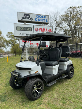 2025 DENAGO ROVER XL 4 FORWARD WHITE LIFTED LITHIUM SN:004695 - 3 Guys Golf Carts