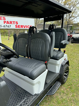 2025 DENAGO ROVER XL 4 FORWARD WHITE LIFTED LITHIUM SN:004695 - 3 Guys Golf Carts