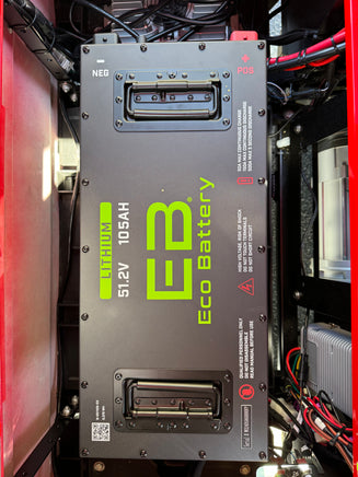 2025 EPIC E40 2+2 RED LITHIUM SN:006860 - 3 Guys Golf Carts