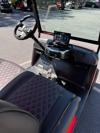 2025 EPIC E40 2+2 RED LITHIUM SN:006860 - 3 Guys Golf Carts