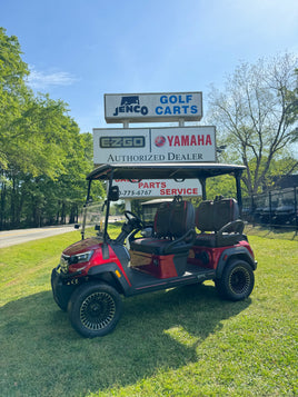 2025 EPIC E40FX 4FF LITHIUM BURGUNDY SN:008566 - 3 Guys Golf Carts