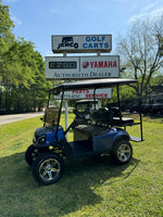 2020 EZGO TXT EXPRESS LIFTED BLUE SN:448747 - 3 Guys Golf Carts