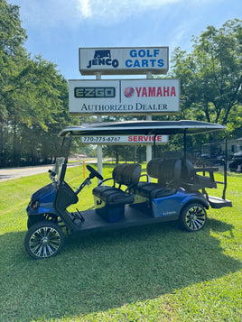 2025 EZGO EXPRESS S6 EFI BLUE SN:658518 - 3 Guys Golf Carts
