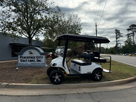 2019 EZGO VALOR 2+2 GAS WHITE SN:3397031 - 3 Guys Golf Carts