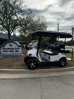 2019 EZGO VALOR 2+2 GAS WHITE SN:3397031 - 3 Guys Golf Carts