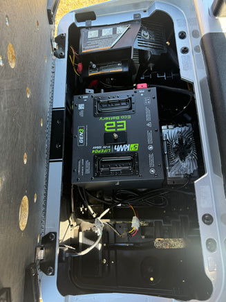 2019 EZGO RXV LITHIUM SILVER/BLACK SN:493424 - 3 Guys Golf Carts