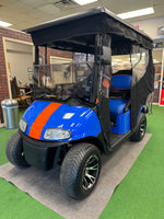 2021 EZGO RXV ORANGE/BLUE LITHIUM SN:615323 - 3 Guys Golf Carts
