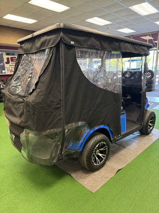 2021 EZGO RXV ORANGE/BLUE LITHIUM SN:615323 - 3 Guys Golf Carts